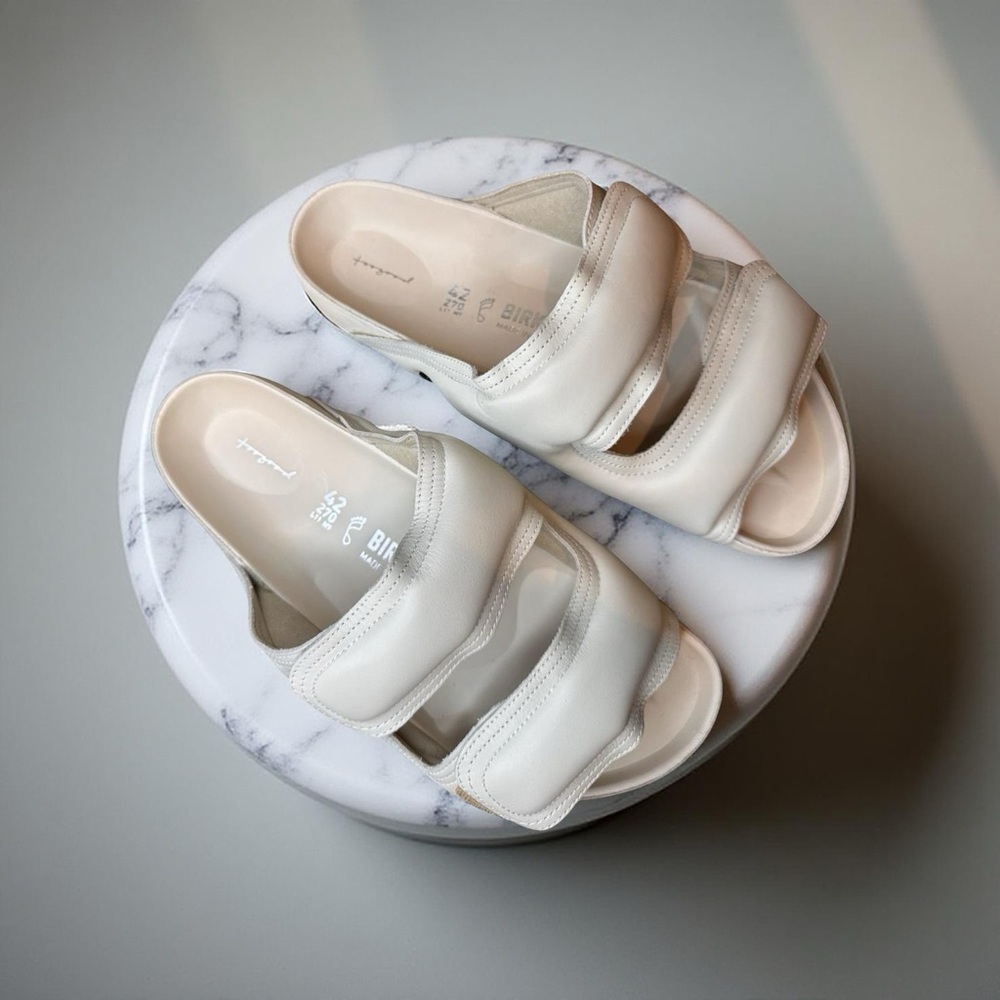 IN BOX - BIRKENSTOCK 1774 x Toogood Beach Comber in Cream - EU size 42